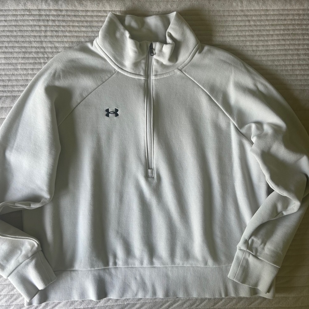 Under Armour Pique Waffle 1/4 Zip Pullover Large